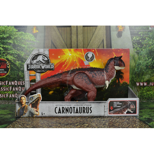 Jurassic World Fallen Kingdom Action Attack Carnotaurus Mattel Jurassic Fan Quest