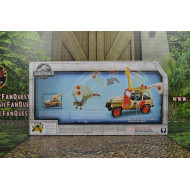 Dino Jurassic Park Toy new Matchbox Jurassic World Jeep Wrangler & Rescue Net 