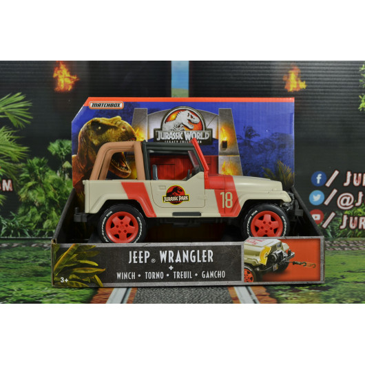 Jurassic World Legacy Collection Matchbox Jeep Wrangler