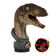 jurassic park raptor bust