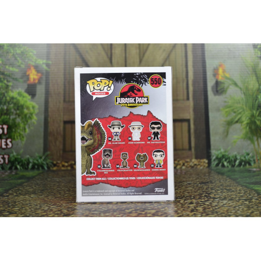 Jurassic Park Funko Pop Dilophosaurus Chase Funko Jurassic Fan Quest