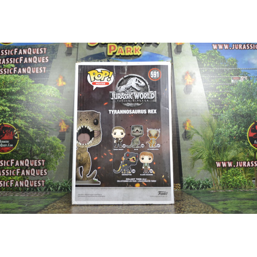 Jurassic World Fallen Kingdom Funko Pop Tyrannosaurus Rex Funko Jurassic Fan Quest 2654