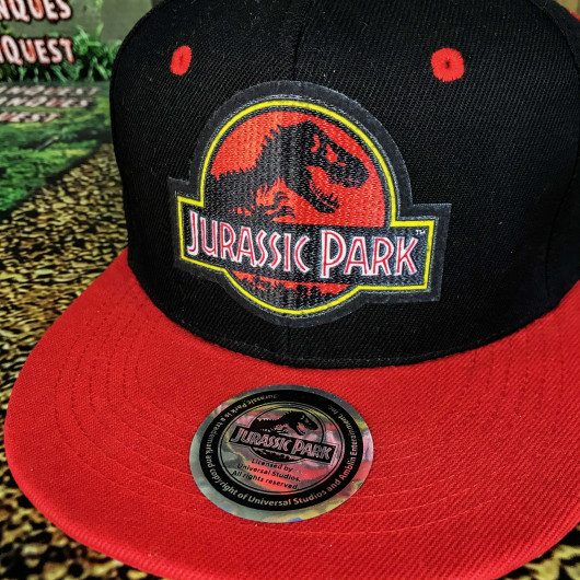 Cap Jurassic Park Logo Jurassic Fan Quest