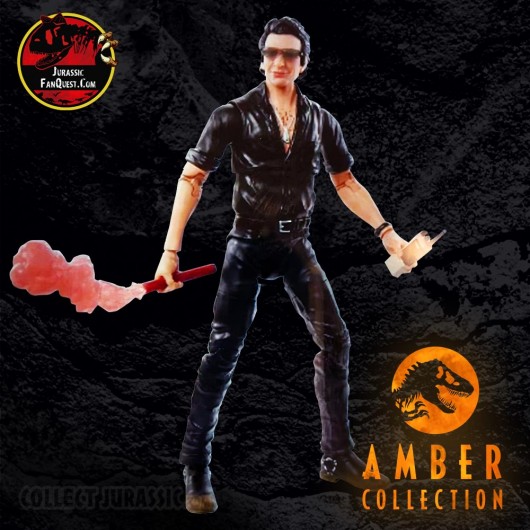 jurassic park amber collection ian malcolm