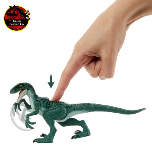 Jurassic World Camp Cretaceous Savage Strike Velociraptor Delta Mattel ...