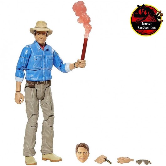 Jurassic Park Amber Collection Dr Alan Grant Mattel Jurassic Fan Quest 9061