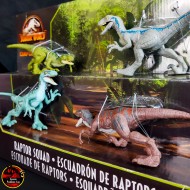 Mattel Jurassic World Camp Cretaceous Raptor Squad Action Figure Set, 4  Pieces