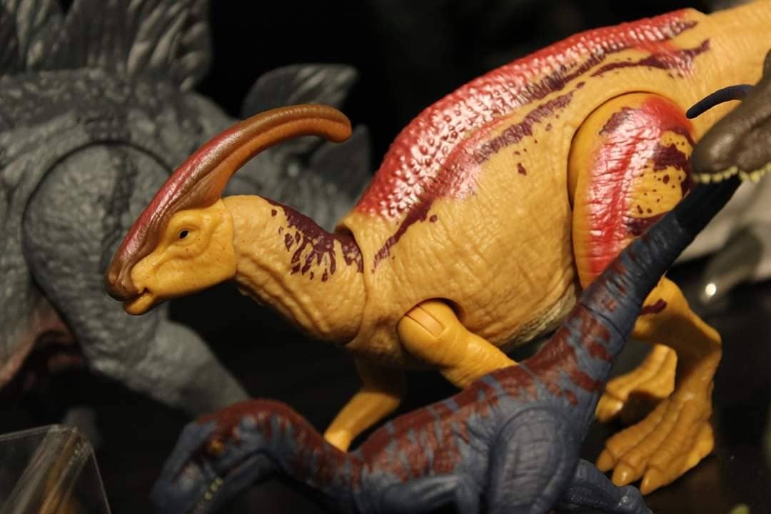 Jurassic World Dinosaur Parasaurolophus Mattel Toy Fair New York 2020 2